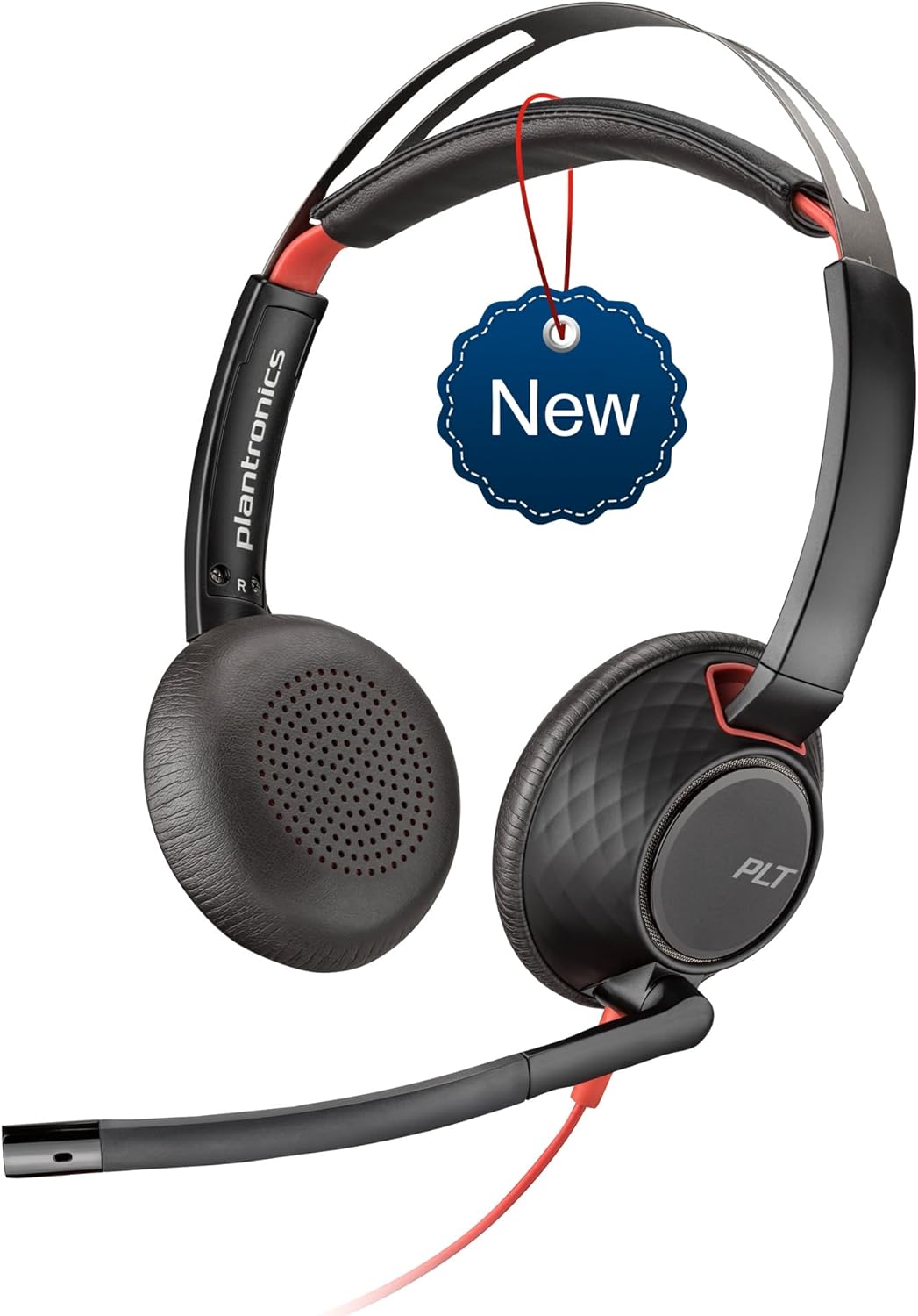 Plantronics – Blackwire 3325 USB-C (Poly) – kabelgebundenes Zwei-Ohr Headset (Stereo) mit Mikrofonar