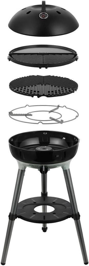 CADAC - Carri Chef 40 BBQ - 50mbar - Stahl - Kunststoff - Gas Barbecue Grill2Braai Combo 50mbar, Gri