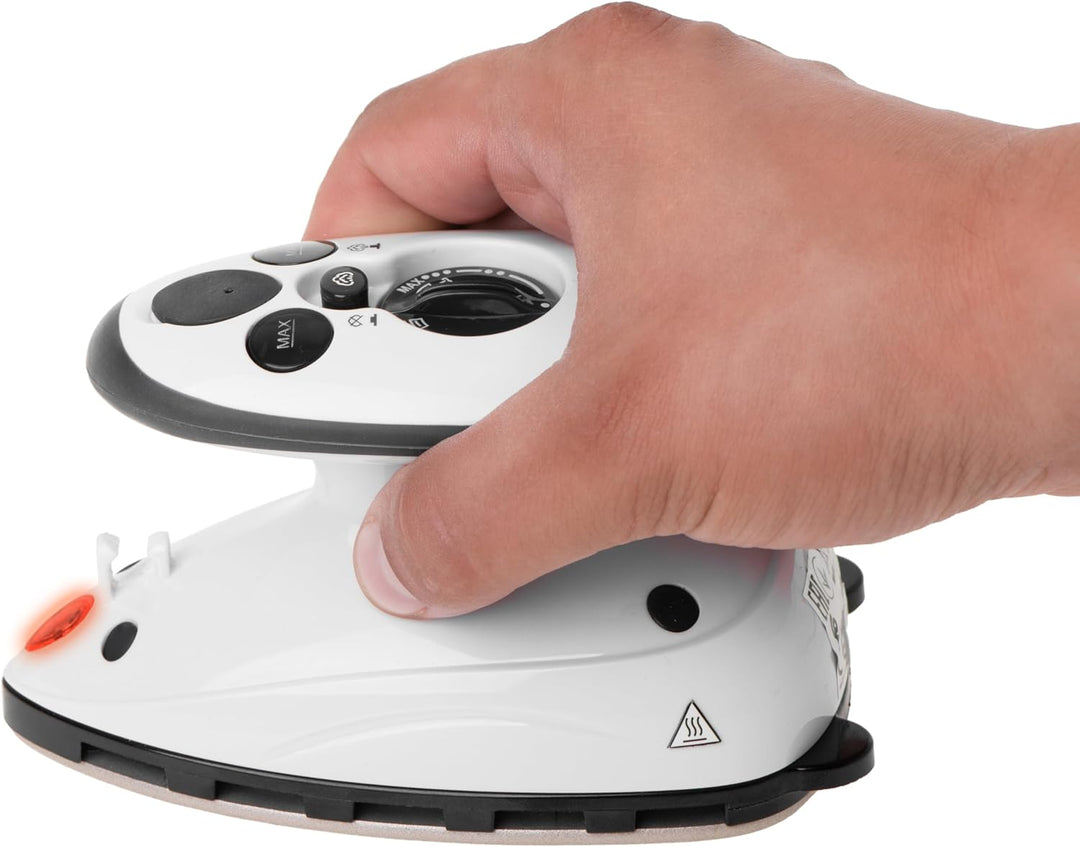 Camry Mini Bügeleisen 420W – Reisebügeleisen Mini mit Dampf und Trockenfunktion, Bügeleisen Klein mi