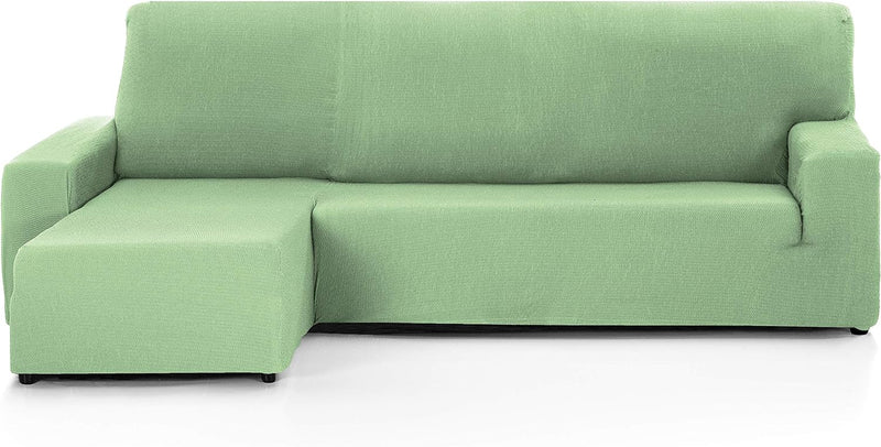 Martina Home - Bezug für Chaise Longue, Modell Túnez, Moosgrün, kurzes Eckteil Links kurzer linker A