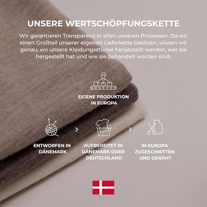 DILLING Damen Merino Wolle T-Shirt – Oberteil Aus 100% Bio Merinowolle – Atmungsaktives Kurzarmshirt