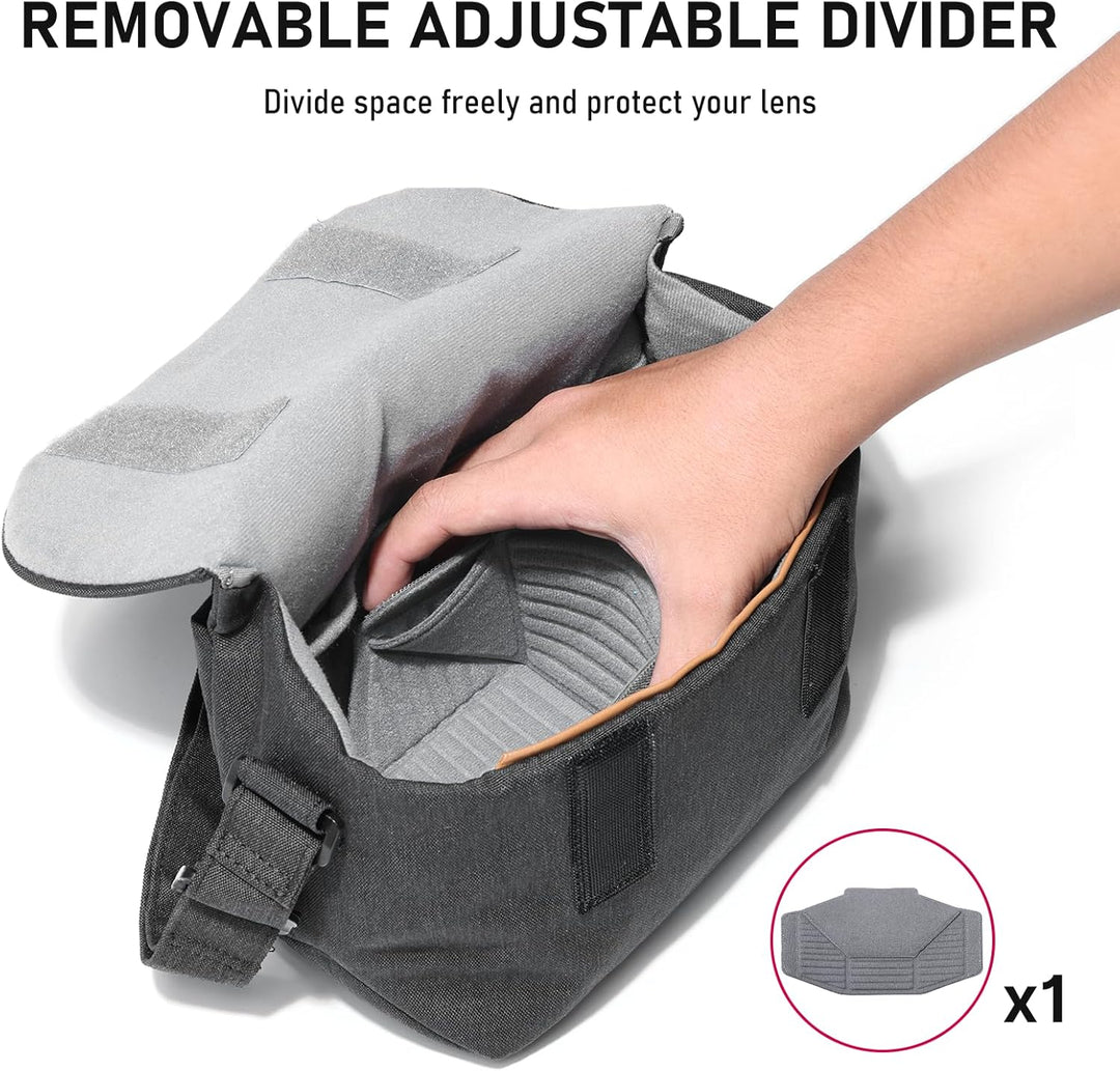 ULANZI Kameratasche, SLR/DSLR Kameratasche, Crossbody Fotografie Kleine Tasche Mode, Umhängetasche f