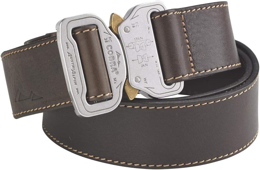 AustriAlpin Cobra 38 Ledergürtel, schwarz, XS