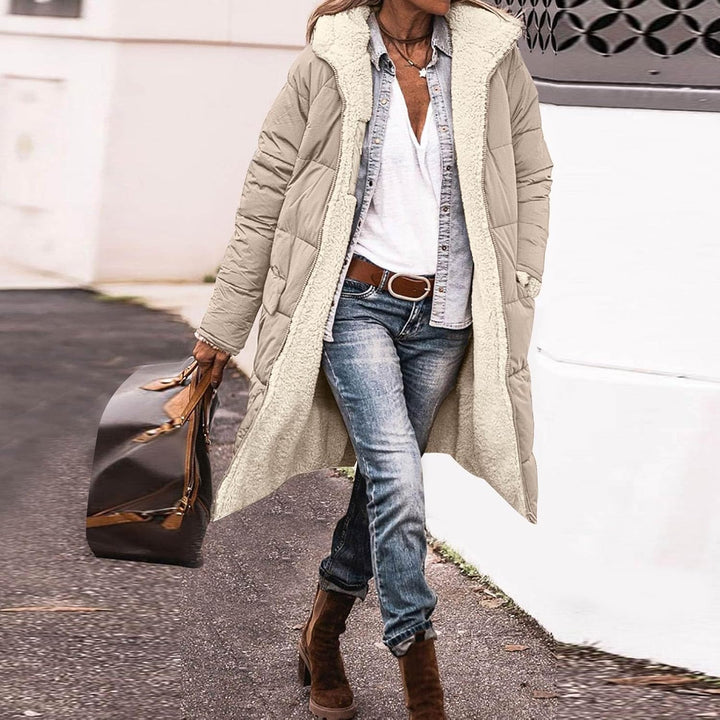 Duohropke Sherpa Jacken für Damen,Wendemantel für Damen,Damen 2023 Herbst Mode Mäntel,Damen Zip Up W