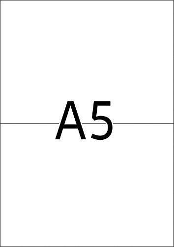 HERMA 8691 Versandetiketten, 400 Blatt, 148 x 105 mm, 2 Stück pro A5 Bogen, 800 Aufkleber, selbstkle