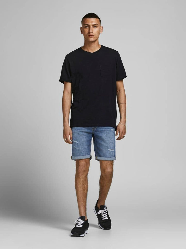 JACK & JONES Herren Shorts S Blue Denim, S Blue Denim
