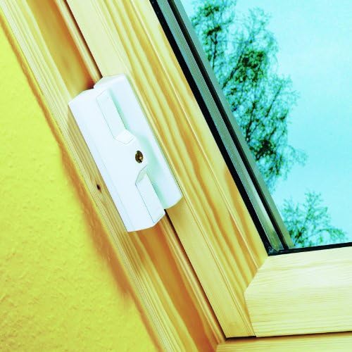 ABUS Dachfenster-Zusatzsicherung DF88 - Dachfenstersicherung speziell für Dachenflächenfenster, vers