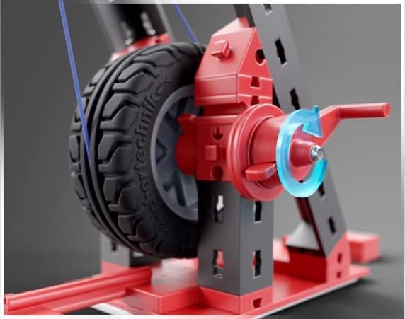 Fischertechnik 564068 Advanced Seilbahn – Bausatz für Kinder ab 7 Jahren, Spielzeug mit Gondel- und