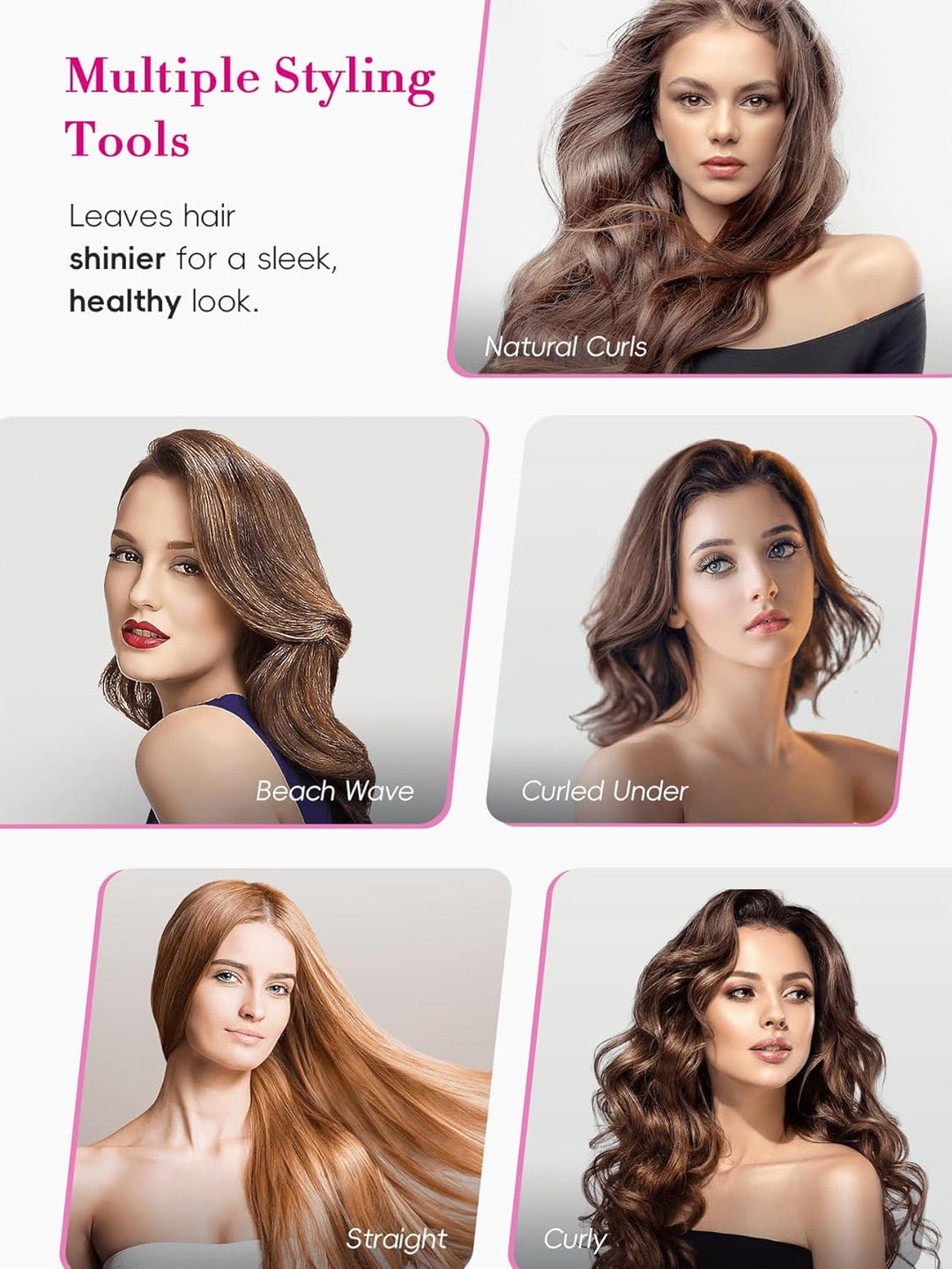LANDOT Glätteisen & Styler für Glattes, Geschmeidiges & Weiches Haar mit Verbesserter Glanz - Haargl