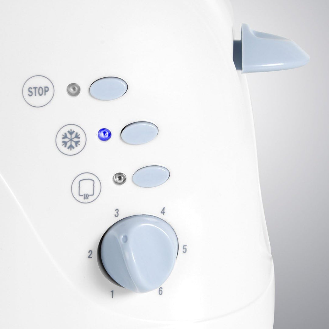 Orbegozo TO 3010 - Toaster für zwei Scheiben, Auftaufunktion, Schnellstopp, isoliertes Gehäuse, sech