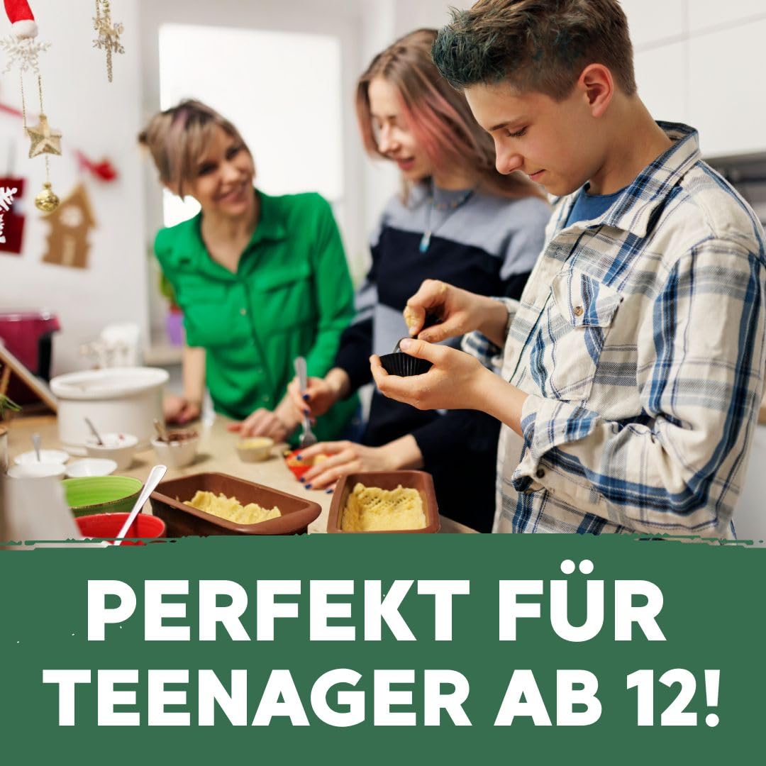 Backbuch für Teenager Adventskalender: 24 easy & leckere Rezepte im Advent - Cooles Geschenk für Tee