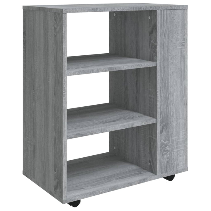 vidaXL Rollschrank, Rollcontainer mit viel Stauraum, Aktenschrank mit Rollen, Büroschrank Bürocontai