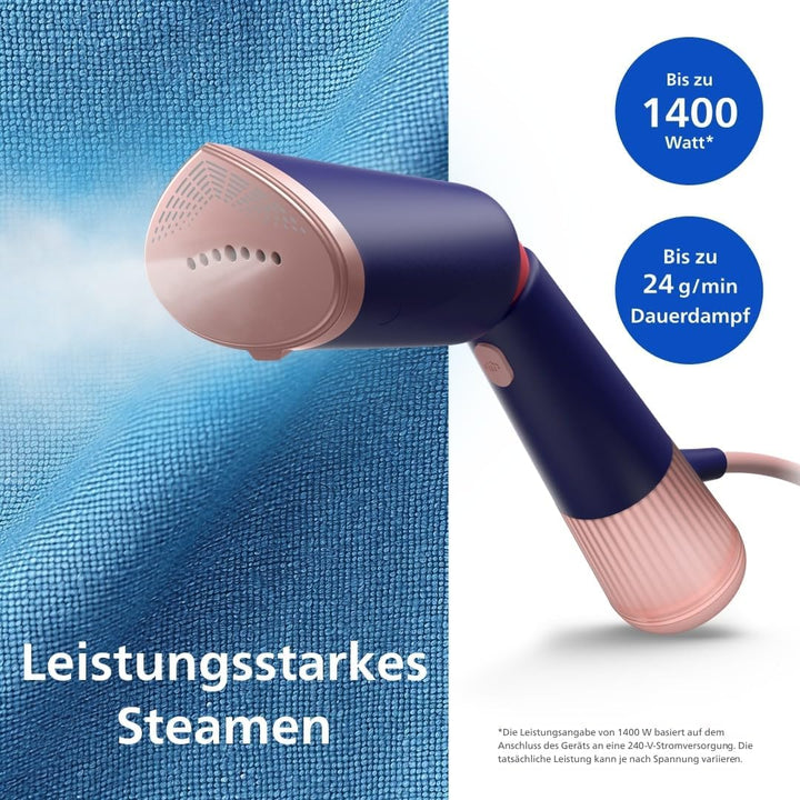 Philips Dampfglätter 5000-Serie – 35 Sekunden Aufheizen, kontinuierlicher Dampf, zwei Wassertanks, E