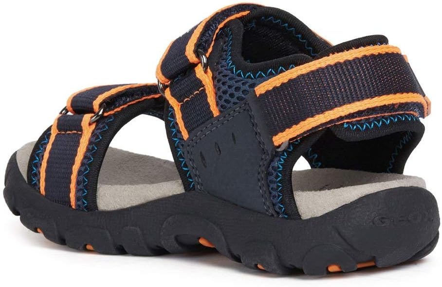 Geox Jungen Jr Sandal Strada A Open Toe Multifunktions-Sandalen mit perforierter Sohle für maximale