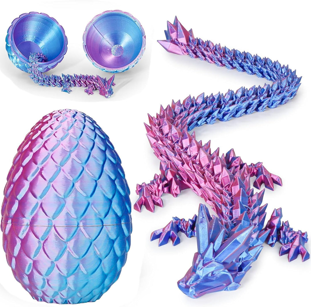 Dracheneier 3D-gedruckte Fidget-Spielzeuge für Erwachsene Überraschungsgeschenke für Kinder Freunde