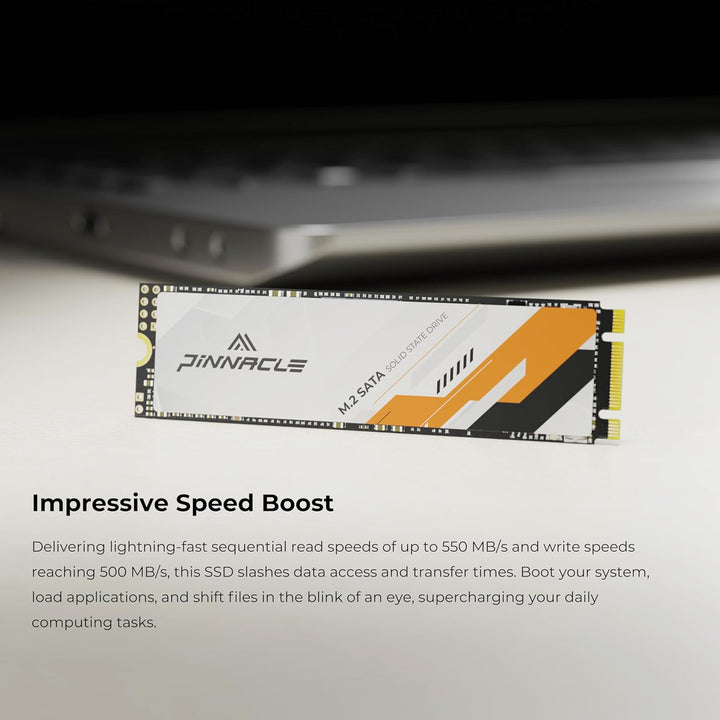 Timetec 512 GB SSD 3D NAND QLC SATA III 6 Gb/s M.2 2280 NGFF Lesegeschwindigkeit bis zu 520 MB/s SLC