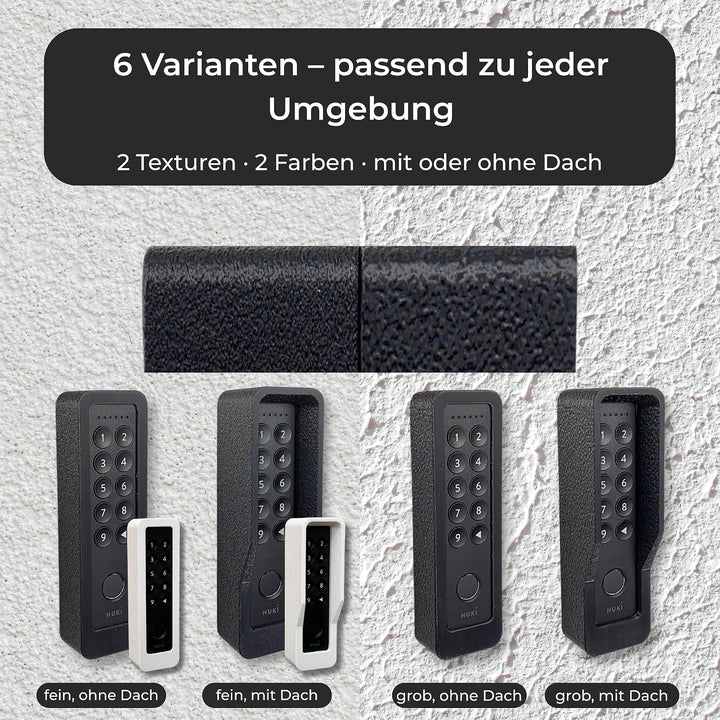 Generisch Wandhalterung kompatibel mit Nuki Keypad 2 – Diebstahlschutz-Abdeckung mit Torx-Sicherheit