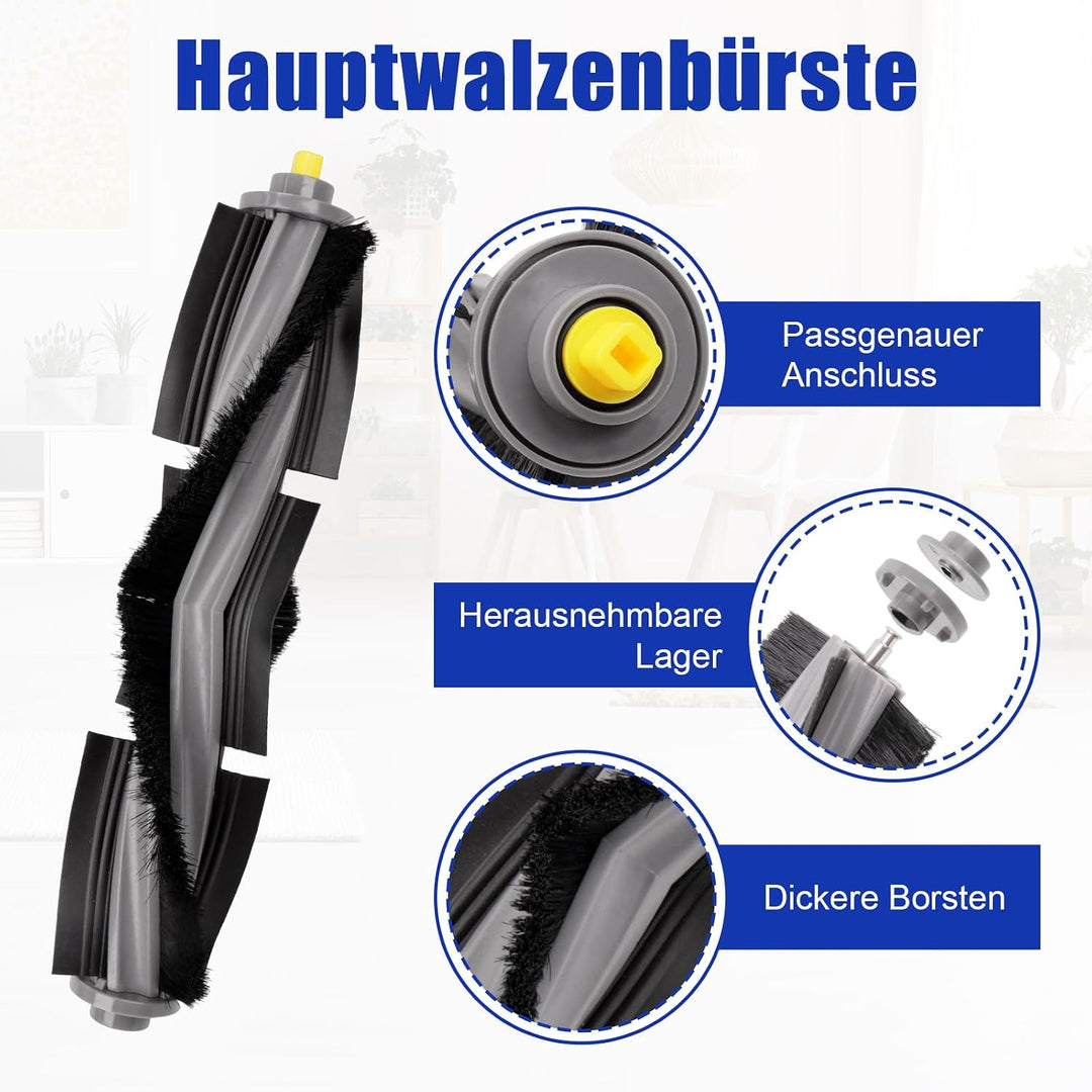 Walzenbürste T20 Omni Hauptsächlich Kompatibel mit Saugroboter ECOVACS DEEBOT X1/X1 Omni/ T20 Omni/