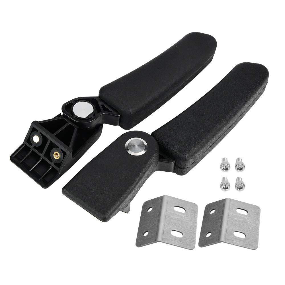Motorrad-Box Armlehne - Motorrad Passagier hinten Folding Top Case Box hinten Sitzlehne Kompatibel m