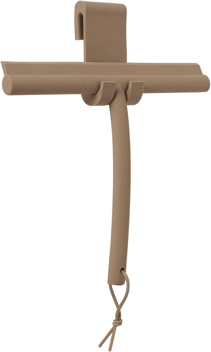 blomus Duschabzieher -VIPO- Duschwischer mit Halterung 24 cm breit Abzieher aus Silikon für Dusche,