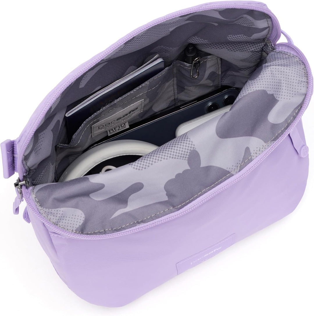 Pacsafe Pacsafe Go Anti Theft Saddle Crossbody Anti-Diebstahl-Sattel Crossbody Lavendel, Lavendel