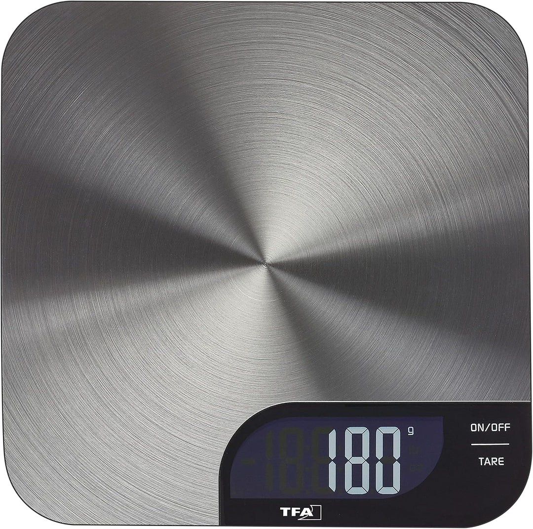 TFA Dostmann Küchenwaage digital Cheesecake, 50.2006.60, leicht zu reinigen, Tara-Zuwiegefunktion, r