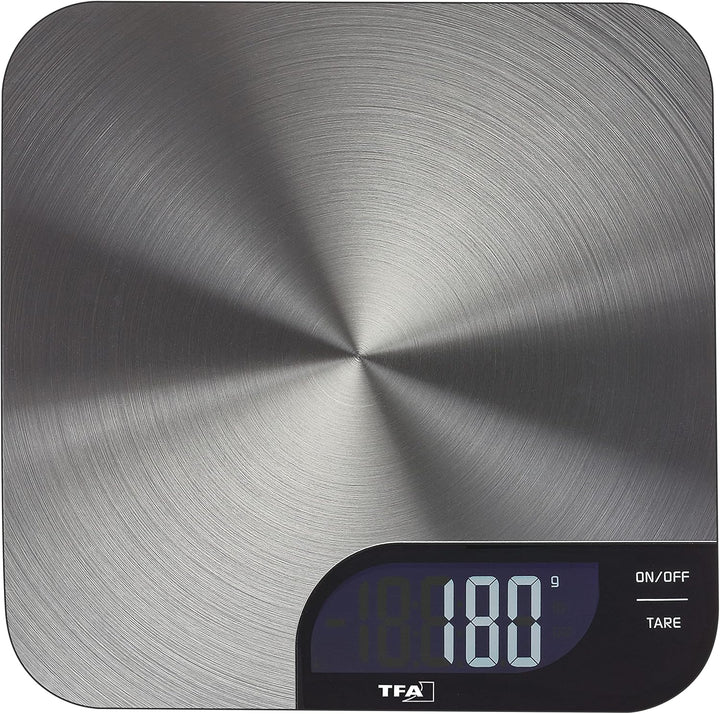 TFA Dostmann Küchenwaage digital Cheesecake, 50.2006.60, leicht zu reinigen, Tara-Zuwiegefunktion, r