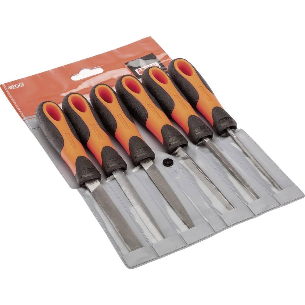 Bahco 1-476-04-3-2 Feilensatz, Hieb 3, 6-teilig 1 Originalverpackung, 1 Originalverpackung