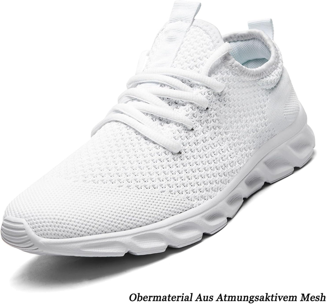 MGNLRTI Herren Sneaker Walkingschuhe Atmungsaktiv Strassenlaufschuhe Leicht Freizeit Sportschuhe für
