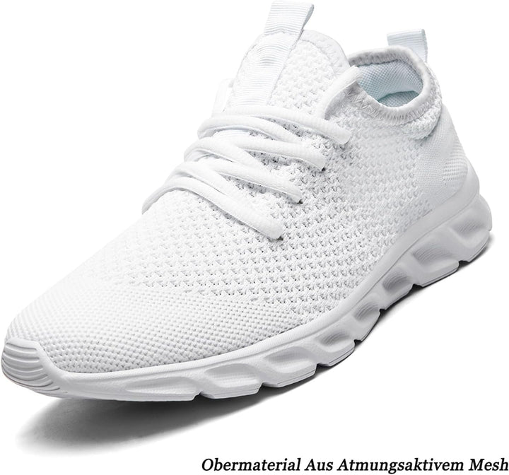 MGNLRTI Herren Sneaker Walkingschuhe Atmungsaktiv Strassenlaufschuhe Leicht Freizeit Sportschuhe für