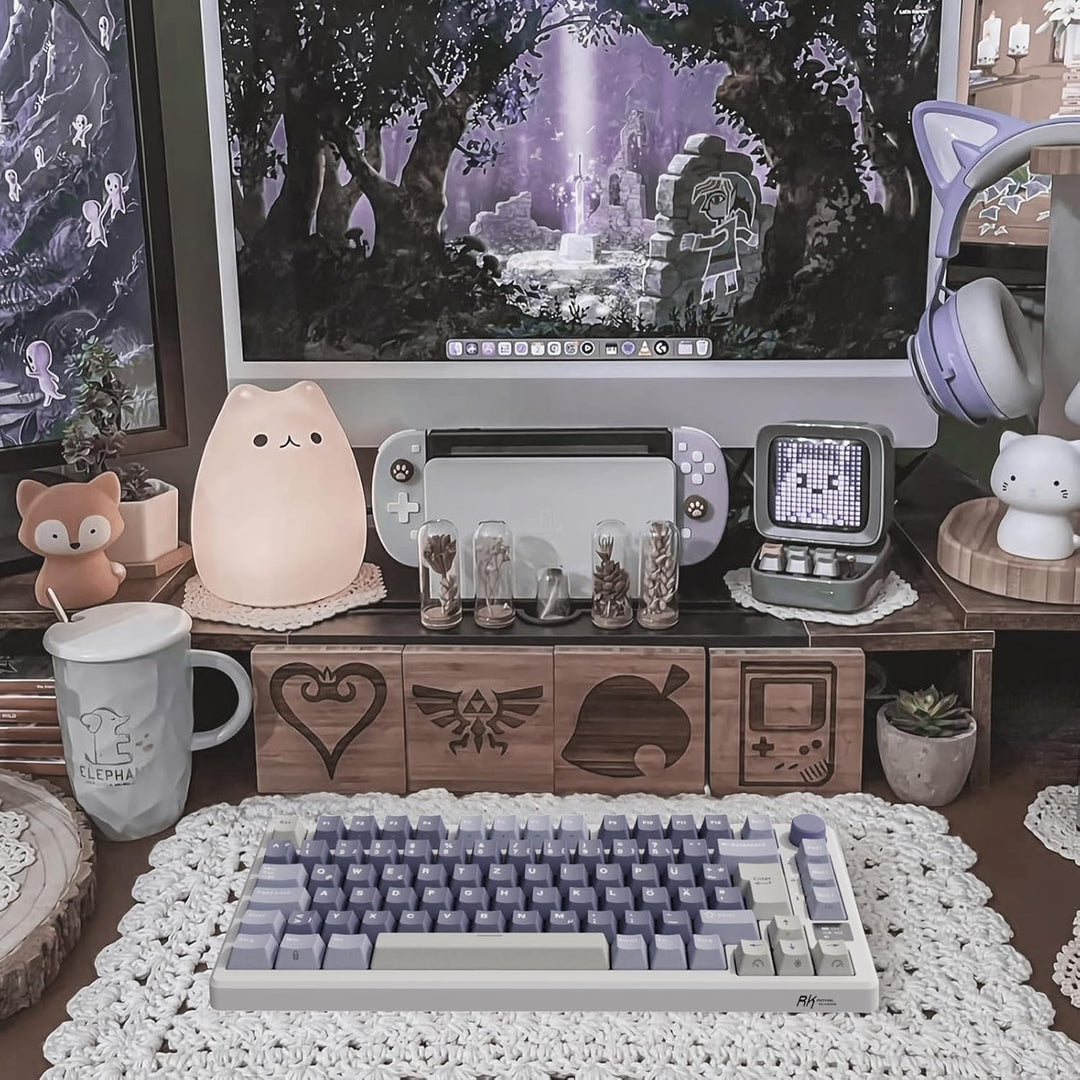 RK ROYAL KLUDGE M75 Gaming Tastatur kabellos 75% TKL Mechanische Tastatur RGB 2,4 GHz Wireless/Bluet