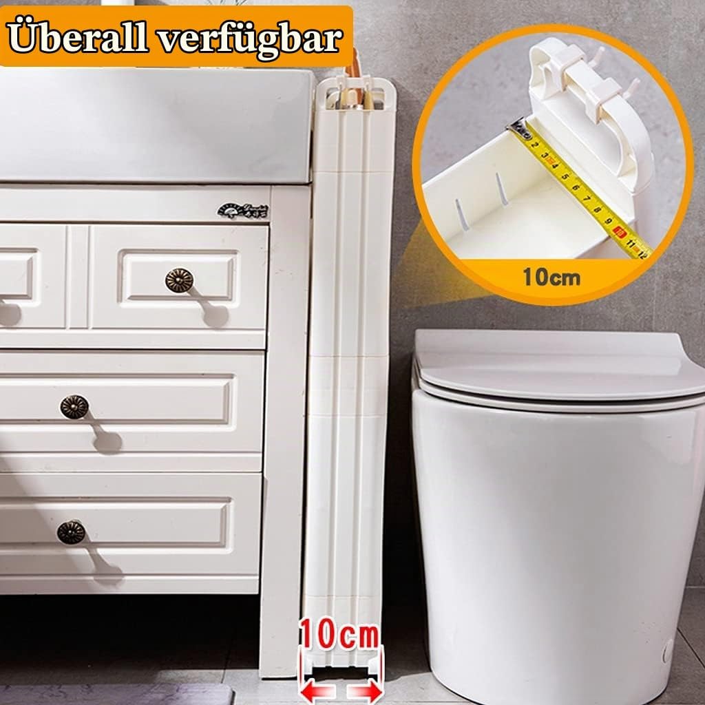 3/5-Tier Schmales Regal,Handwagen mit Rädern, Küchenwagen Rollwagen, Mobiler Lagerregal Organizer fü