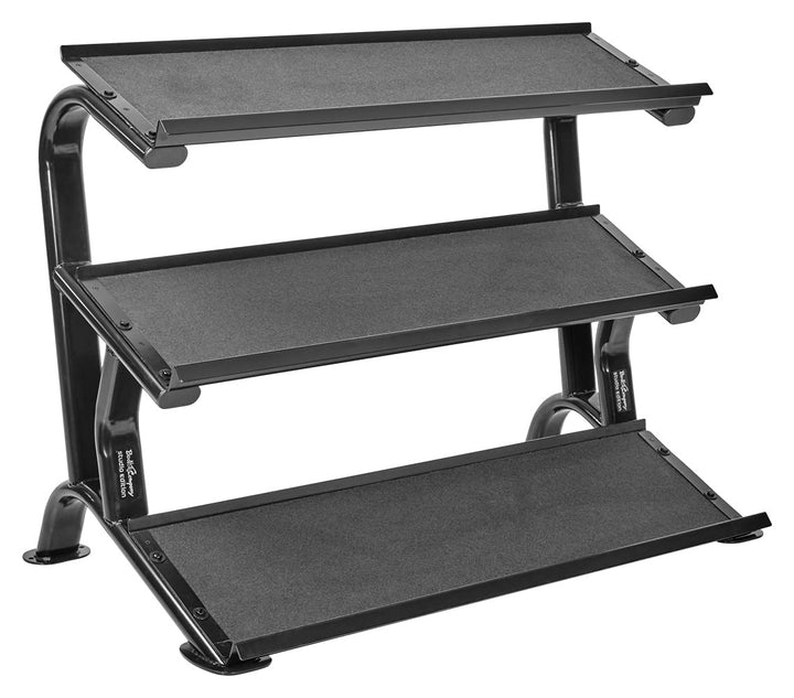 Bad Company Kurzhantel Ablage-System für 10 oder 14 Hexagon Hantel Paare I BCA-116/117 3-stöckig, 3-