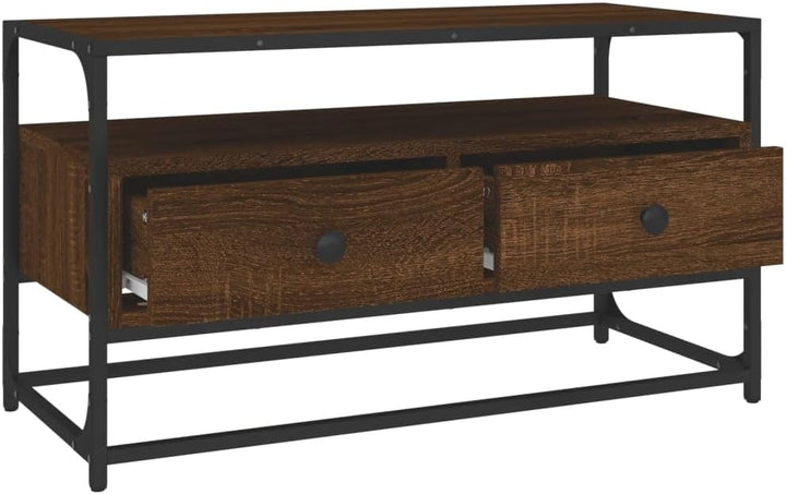 vidaXL TV Schrank, Fernsehschrank mit viel Stauraum, Lowboard für Fernseher Wohnzimmer, Fernsehtisch