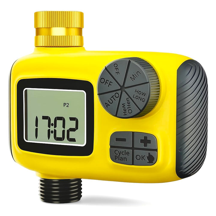 rainfactory Bewässerung Zeitschaltuhr, IPX5 wasserdicht, Water Timer, Digitale Zeitschaltuhr Wasserh