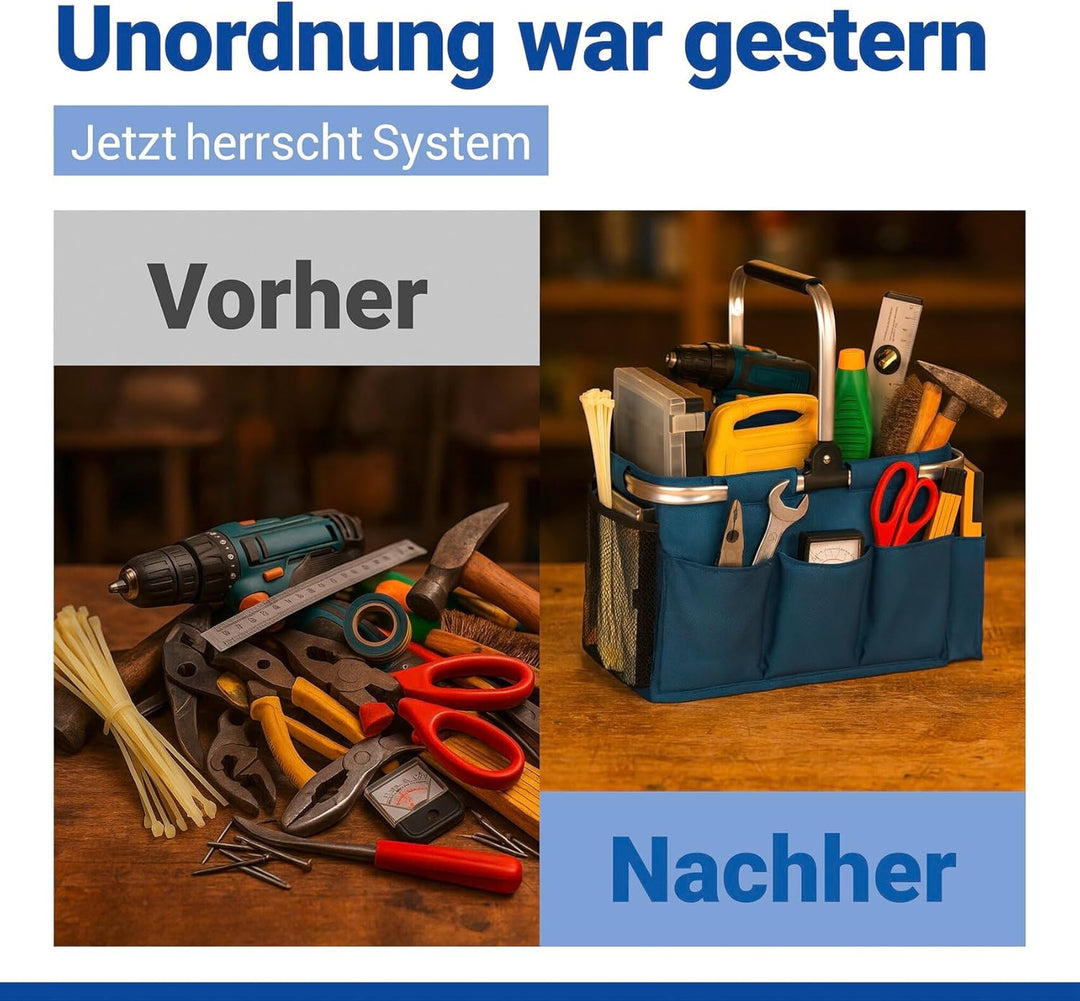 Universal Outdoor Korb, faltbarer Transportkorb für Garten, Haushalt und Freizeit, variable Innenein