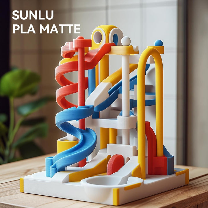 SUNLU Matt PLA Filament Bundle Mehrfarbig, 250g PLA 3D Drucker Filament 1.75mm, 0.25kg/Spule,8 Packu