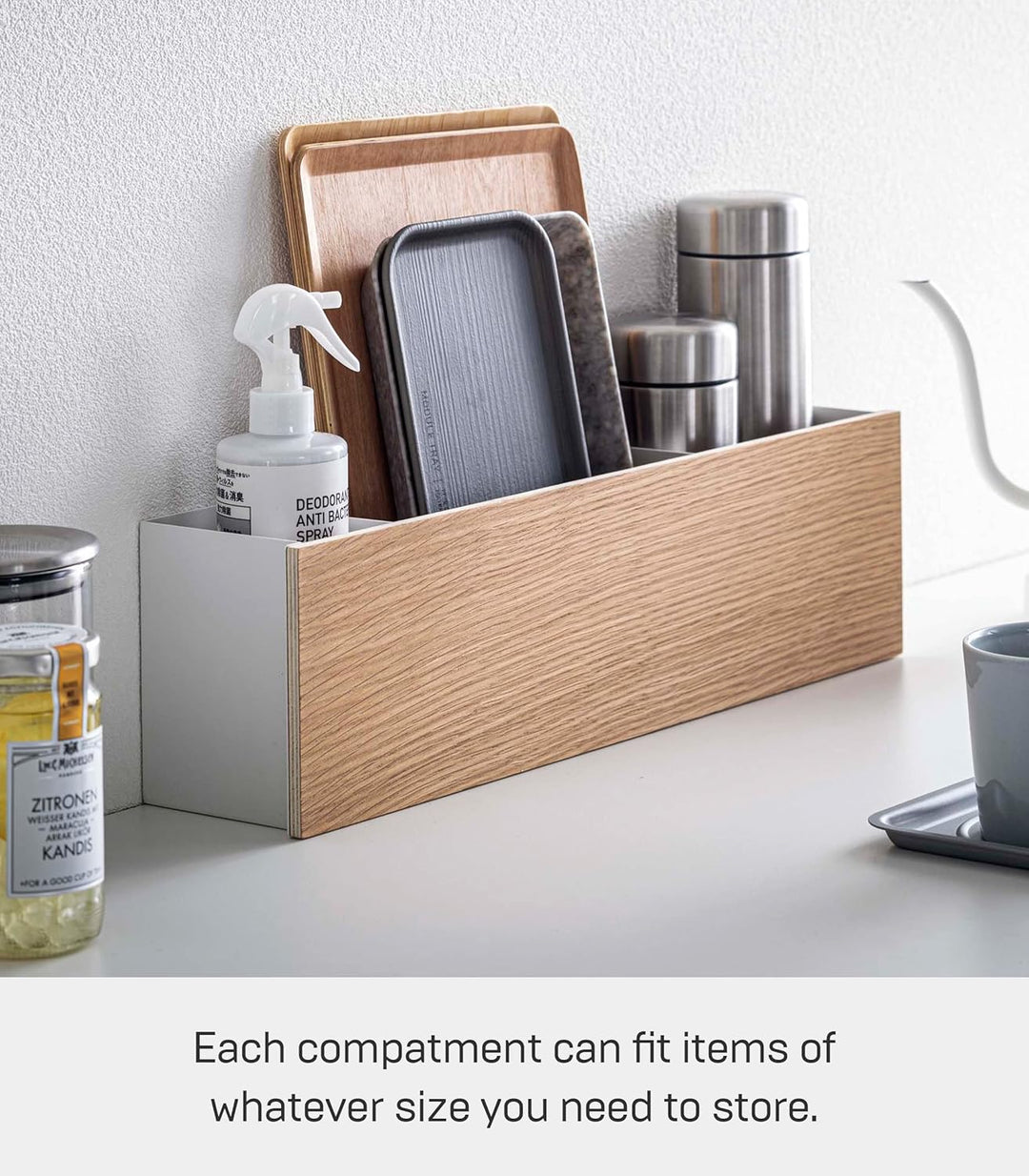 Organizer box - Rin - natural Weiss, Weiss