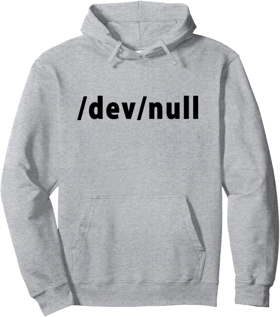 Lustiger Sysadmin Dev Null Witz DevOps Linux Pullover Hoodie