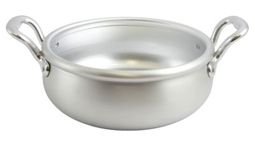 Italo Ottinetti Topf mit 2 Griffen, Metallic, One Size