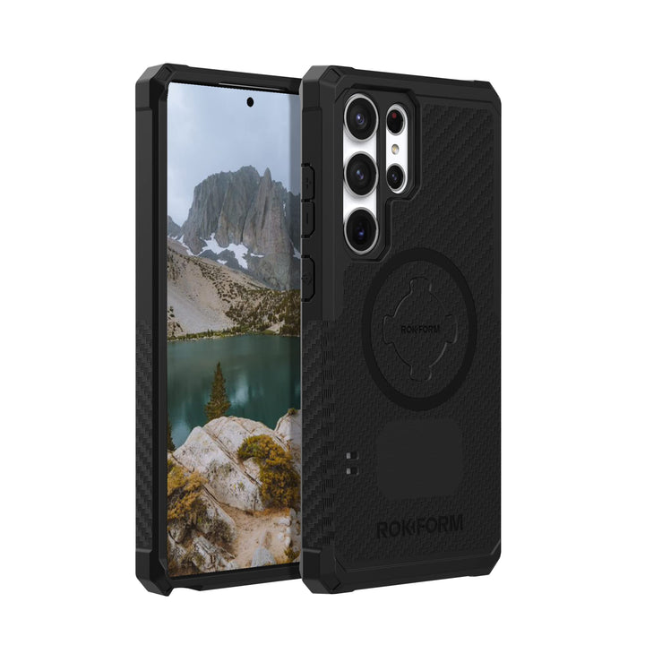 Rokform - Galaxy S23 Ultra Hülle, Rugged Series, Samsung Schutzhülle mit RokLock Twist Lock, Fallget