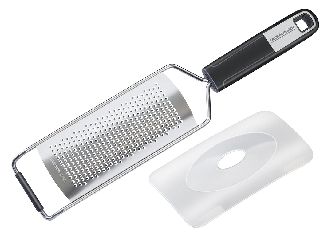 FACKELMANN Handreibe fein 30 cm SENSE mit scharfer, feiner Reibefläche, inkl. Klingenschutz, Hobel m