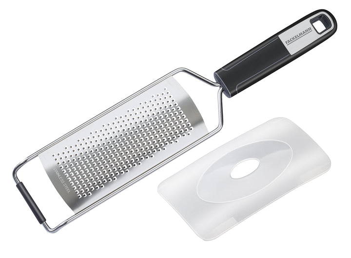 FACKELMANN Handreibe fein 30 cm SENSE mit scharfer, feiner Reibefläche, inkl. Klingenschutz, Hobel m