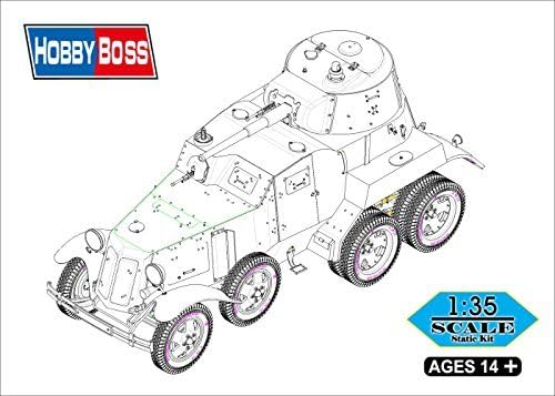 Hobby Boss 83840 Modellbausatz Soviet BA-10 Armor Car