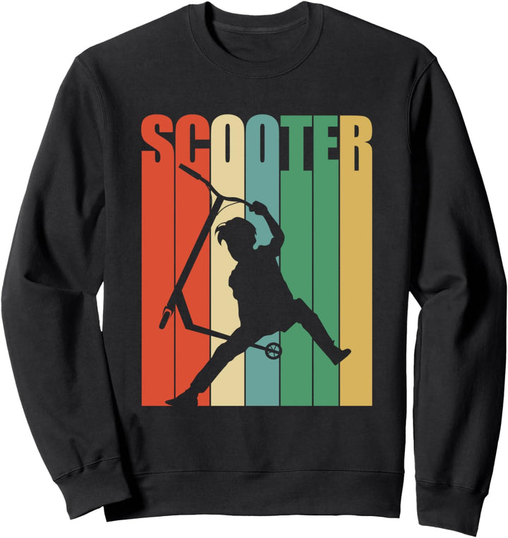Stunt Scooter Roller Kinder & Jungen Sweatshirt