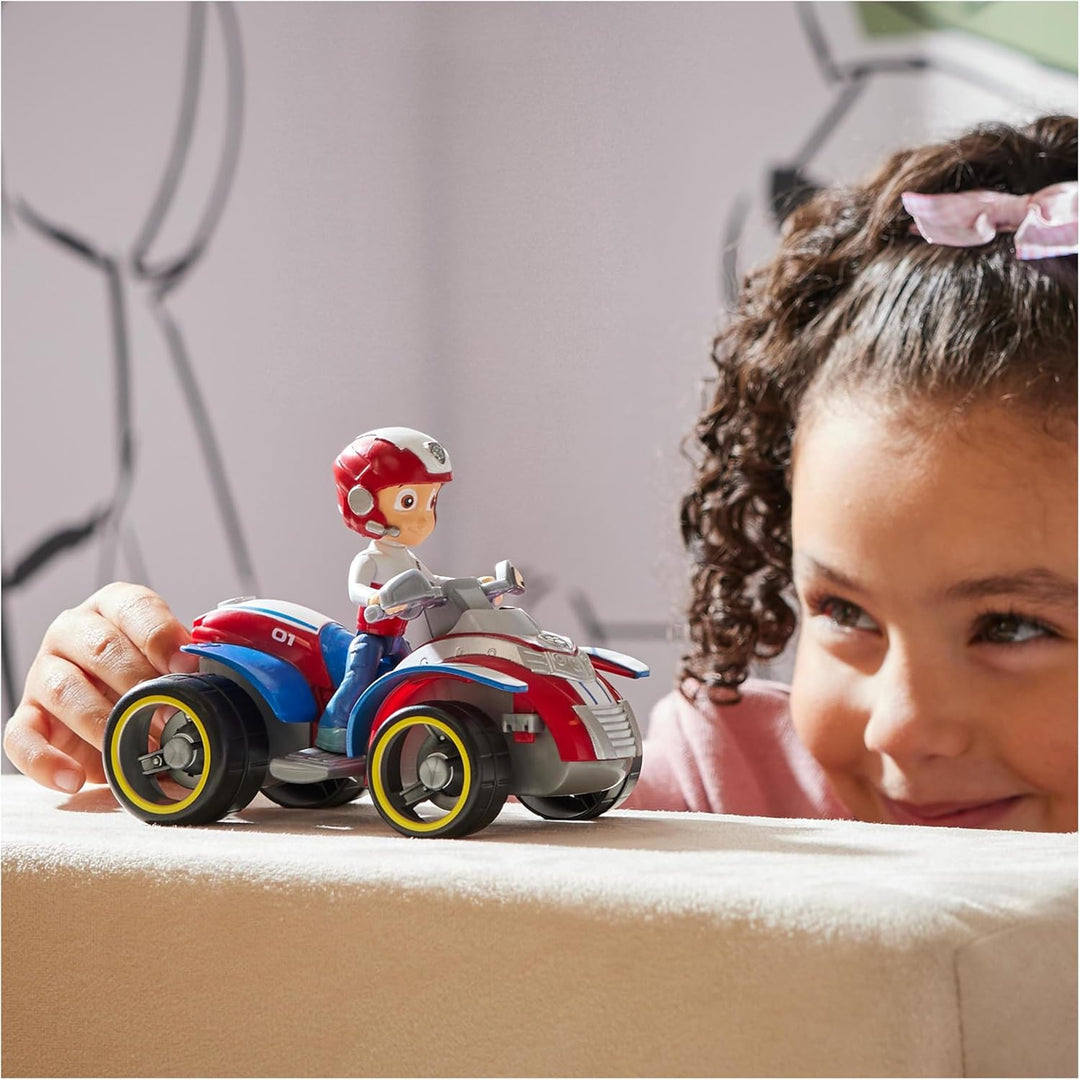 PAW PATROL, Rettungs-Quad mit Ryder-Figur (Sustainable Basic Vehicle/Basis Fahrzeug), Spielzeug für