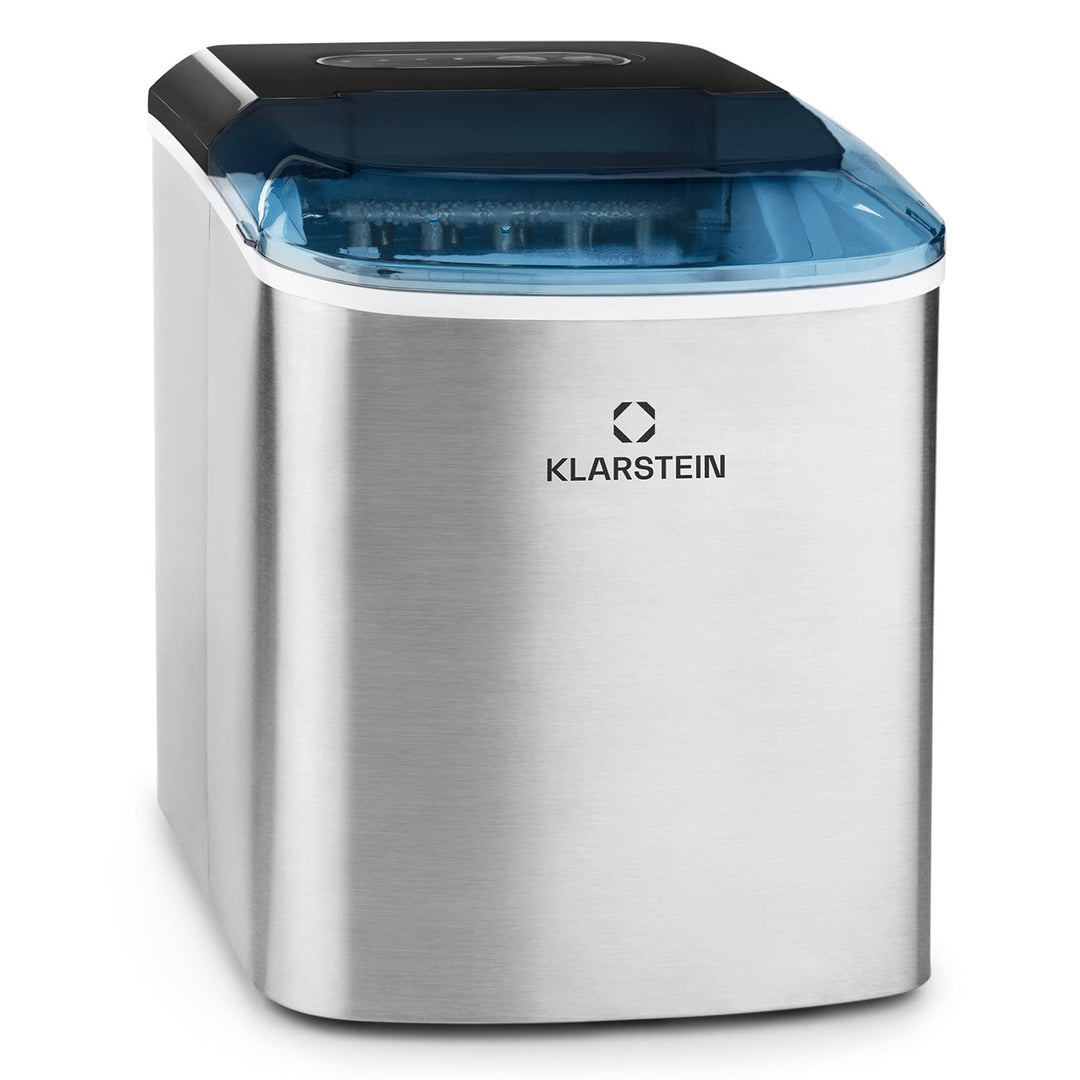 Klarstein On-The-Rocks - Eismaschine, Eiswürfelbereiter, Eiswürfelmaschine, 12 kg / 24 h, 120W, 2 Wü