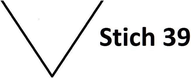 "KIRSCHEN" Werkzeuge 5339000 | Zierschnitzeisen gerade, 1,5mm, Stich 39 Stich 6 gebogen 1,5mm Beige