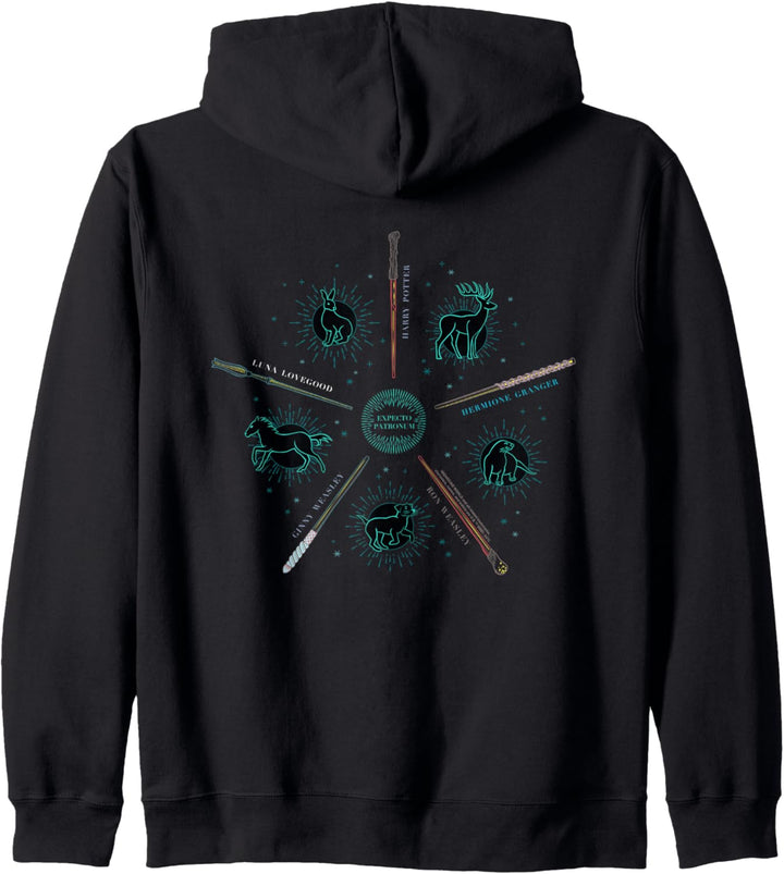 Harry Potter Expecto Patronus and Wands Kapuzenjacke