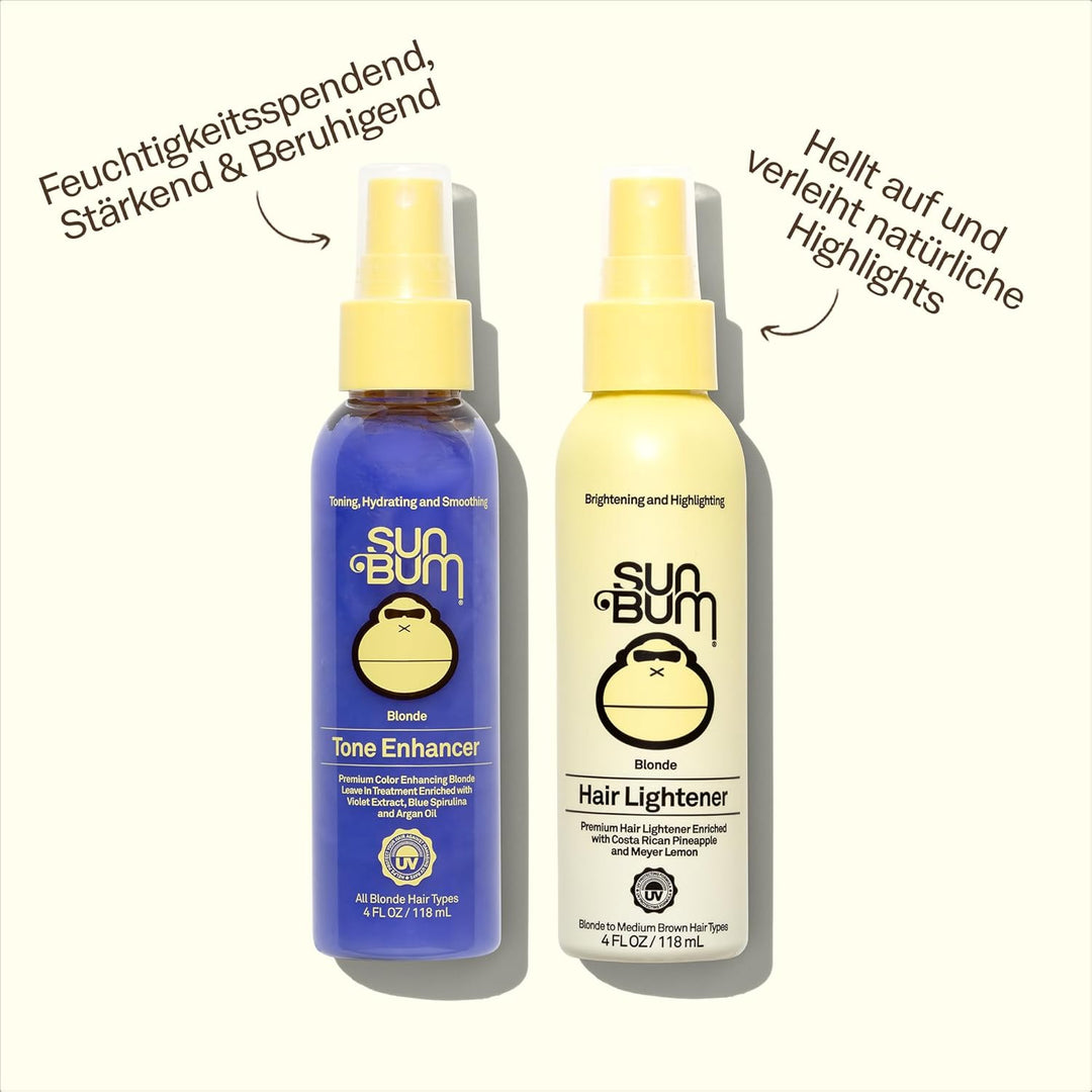 Sun Bum Hair Lightener Spray – Für blondes bis mittelbraunes Haar – UV-Schutz – Mit Ananas und Meyer